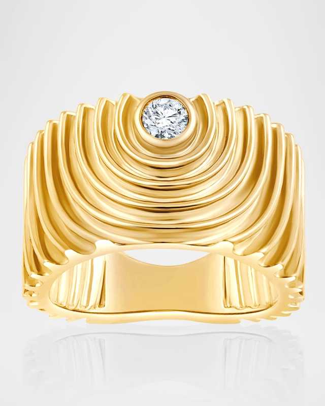 18K Universum Diamond Band Ring